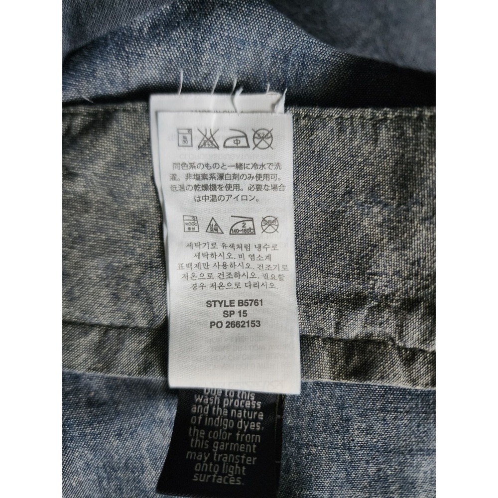 J. Crew Station Men's Stanton Indigo Striped Casual Chino Shorts Size W33 - Picture 7 of 13